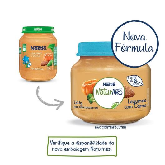 Papinha Naturnes NESTLÉ Legumes e Carne 170g - Imagem em destaque