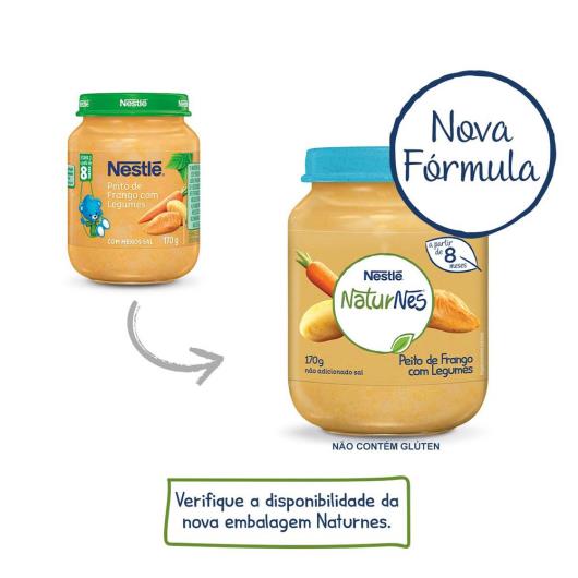 Papinha Nestlé Naturnes Peito de Frango com Legumes 170g - Imagem em destaque