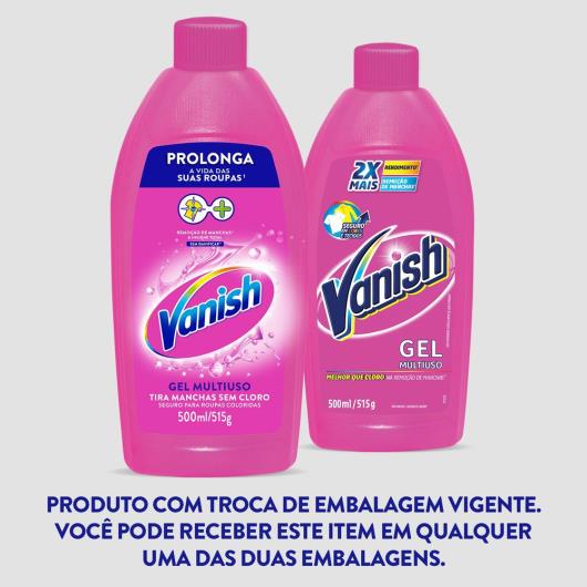 Vanish Tira Manchas Gel Multiuso para roupas coloridas 500ml - Imagem em destaque