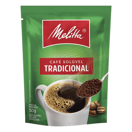 Café Solúvel Granulado Tradicional Melitta Sachê 50g - Imagem em destaque