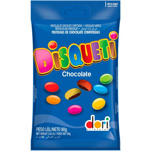 Chocolate disqueti Dori 80g - Imagem em destaque