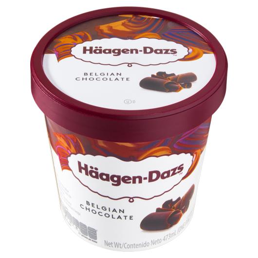 Sorvete chocolate belga Haagen-Dazs 473ml - Imagem em destaque