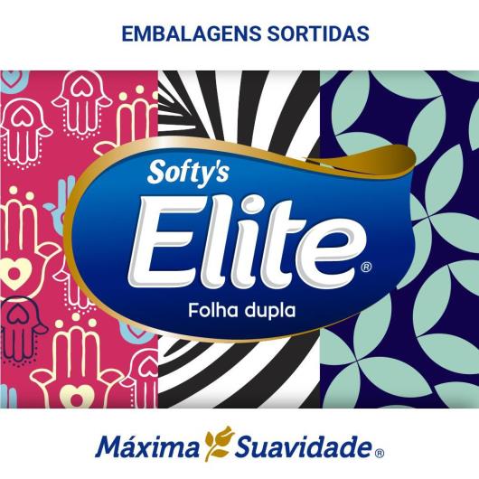 LENÇO DE PAPEL ELITE SOFTY'S MÁXIMA SUAVIDADE 50 FLS - Imagem em destaque