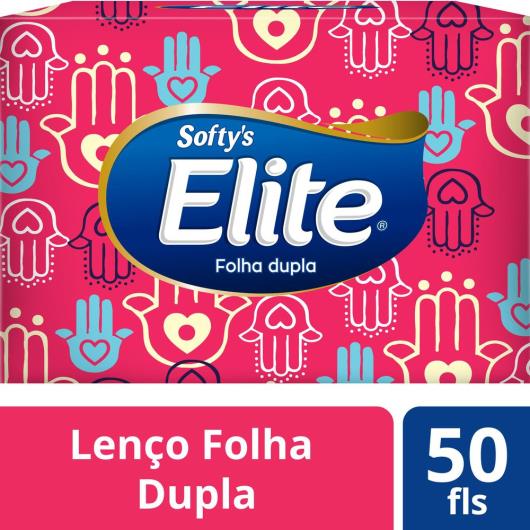 LENÇO DE PAPEL ELITE SOFTY'S MÁXIMA SUAVIDADE 50 FLS - Imagem em destaque