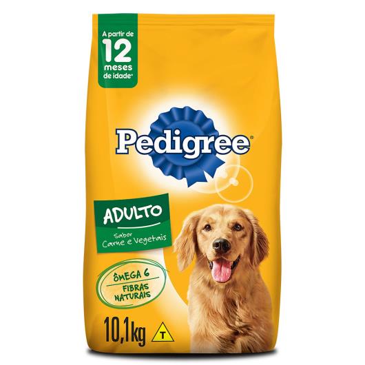 Alimento para Cães Adultos Raças Médias e Grandes Carne e Vegetais Pedigree 10,1kg - Imagem em destaque