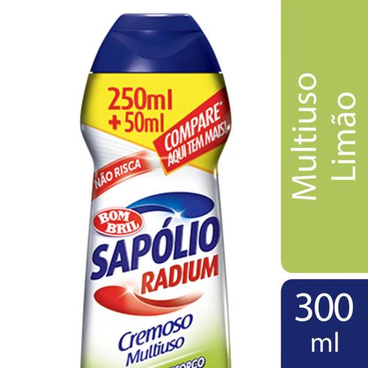 Saponáceo Sapólio Radium cremoso limão 300ml - Imagem em destaque