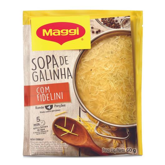 Sopa MAGGI Galinha com Fidelini 60g - Imagem em destaque