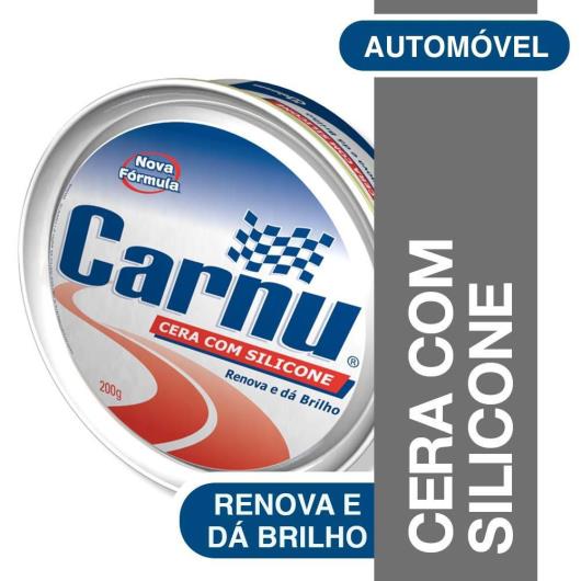 Cera Auto Carnu Com Silicone 200g - Imagem em destaque