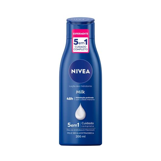 NIVEA Loção Hidratante Milk Pele Seca a Extrasseca 200ml - Imagem em destaque