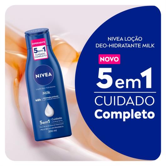 NIVEA Loção Hidratante Milk Pele Seca a Extrasseca 200ml - Imagem em destaque