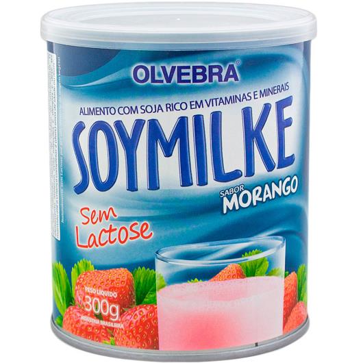 Leite sabor morango Soymilke 300g - Imagem em destaque