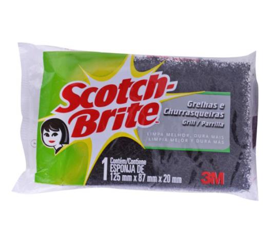 Esponja Scotch Brite  fibra grill - Imagem em destaque