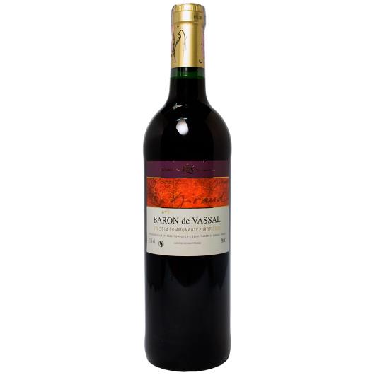 Vinho Francês Baron de Vassal Tinto 750ml - Imagem em destaque
