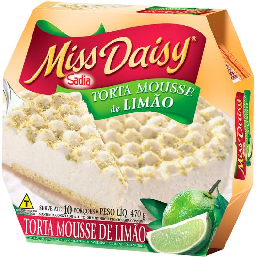 Torta Miss Daisy Sadia Mousse de Limão 470g - Imagem em destaque