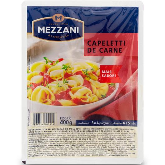 Capeletti de carne Mezzani 400g - Imagem em destaque