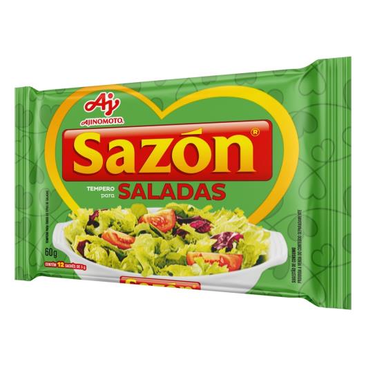 Tempero para Saladas Sazón Pacote 60g 12 Unidades - Imagem em destaque