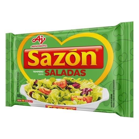 Tempero para Saladas Sazón Pacote 60g 12 Unidades - Imagem em destaque