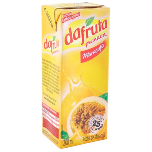Néctar premium sabor maracujá  Dafruta tp 200ml - Imagem em destaque