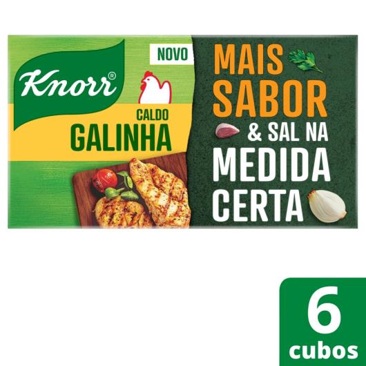 Caldo Knorr galinha 6 cubos 57g - Imagem em destaque