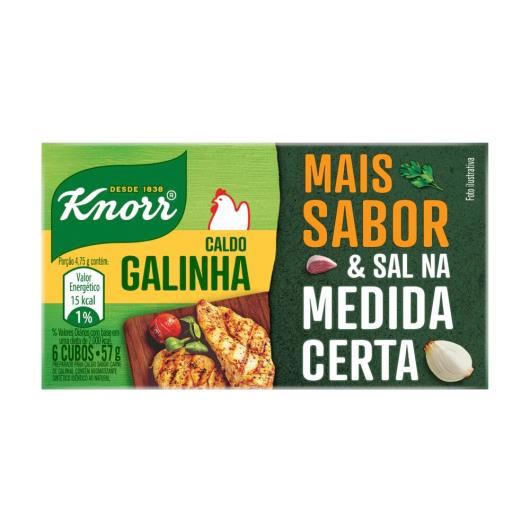 Caldo Knorr galinha 6 cubos 57g - Imagem em destaque