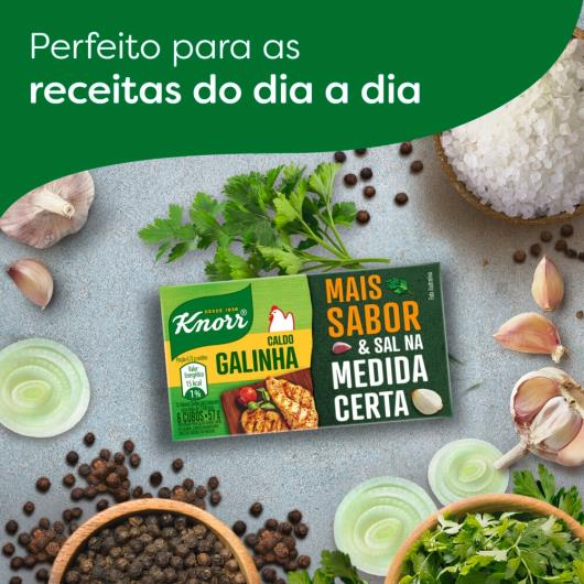 Caldo Knorr galinha 6 cubos 57g - Imagem em destaque