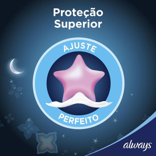 Absorvente Always proteção total noturno com abas 8 unidades - Imagem em destaque