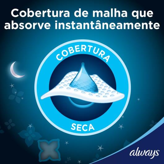 Absorvente Always proteção total noturno com abas 8 unidades - Imagem em destaque