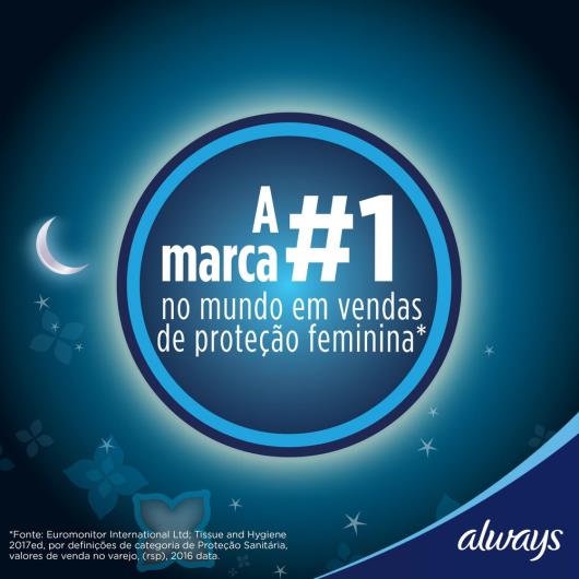Absorvente Always proteção total noturno com abas 8 unidades - Imagem em destaque
