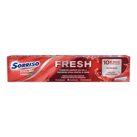 Creme Dental Refrescante Menthol Impact Sorriso Fresh 90g - Imagem em destaque