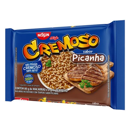 Macarrão Instantâneo Picanha Nissin Miojo Cremoso Pacote 88g - Imagem em destaque