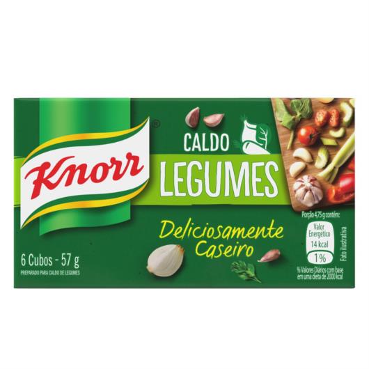 Caldo Tablete Legumes Knorr Mais Sabor Caixa 57g 6 Unidades - Imagem em destaque