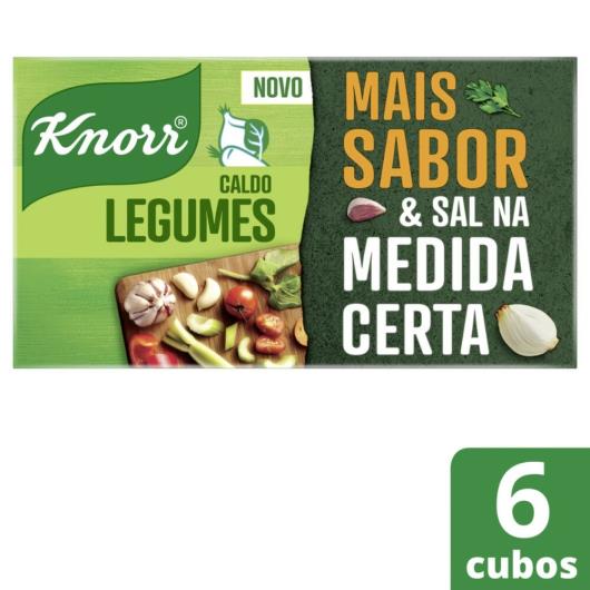 Caldo Tablete Legumes Knorr Mais Sabor Caixa 57g 6 Unidades - Imagem em destaque