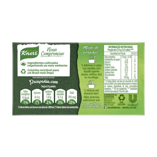 Caldo Tablete Legumes Knorr Mais Sabor Caixa 57g 6 Unidades - Imagem em destaque