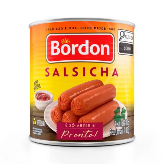 Salsicha Bordon tipo Viena lata 180g - Imagem em destaque