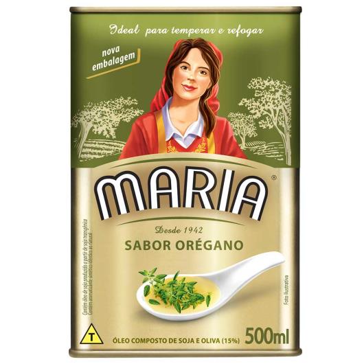 Óleo composto Maria sabor orégano 500ml - Imagem em destaque