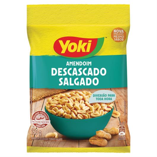 Amendoim Torrado Salgado sem Casca Yoki Pacote 150g - Imagem em destaque