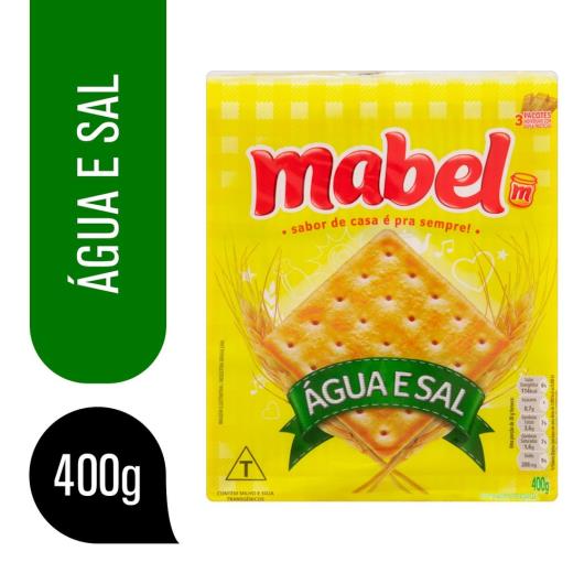 Biscoito Água E Sal Mabel Pacote 400G - Imagem em destaque