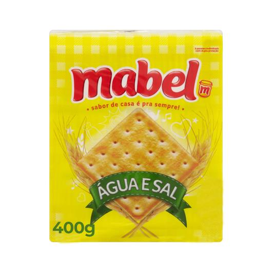 Biscoito Água E Sal Mabel Pacote 400G - Imagem em destaque