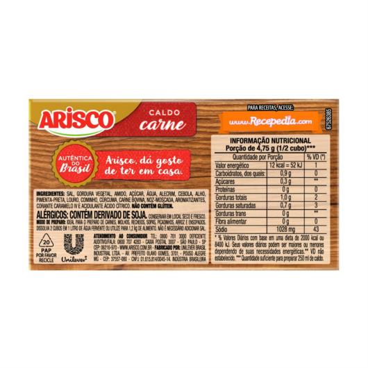 Caldo Arisco Carne 57 G - Imagem em destaque