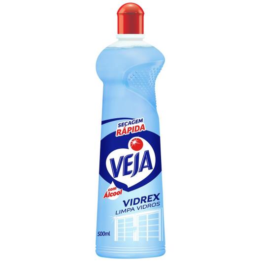 Veja Vidrex Tradicional Limpador para Vidros com Álcool Squeeze 500ml - Imagem em destaque