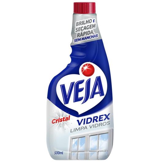 Limpa Vidros Spray Veja Vidrex Cristal 500ml Refil - Imagem em destaque