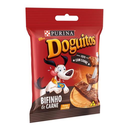 Petisco DOGUITOS Bifinho de Carne Cães Adultos e Filhotes 65g - Imagem em destaque