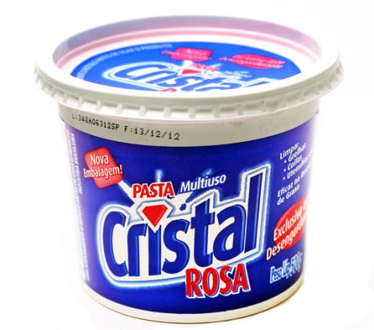Sabão Cristal Rosa  em pasta 500g - Imagem em destaque