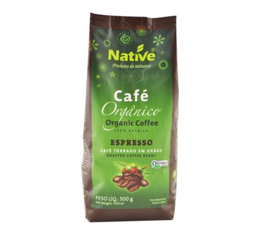 Café Native orgânico torrado grãos 500g - Imagem em destaque