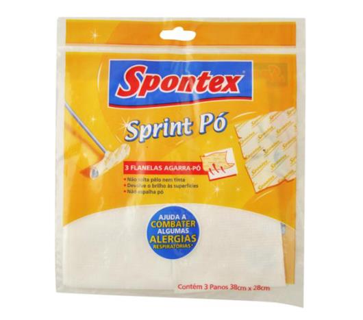 Pano sprint pó Spontex com 3 unidades - Imagem em destaque