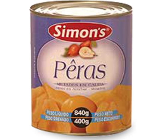 Pera Calda Simon s Metade 400g - Imagem em destaque