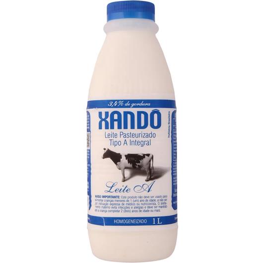 Leite Pasteurizado Tipo A Integral Xandô Garrafa 1l - Imagem em destaque