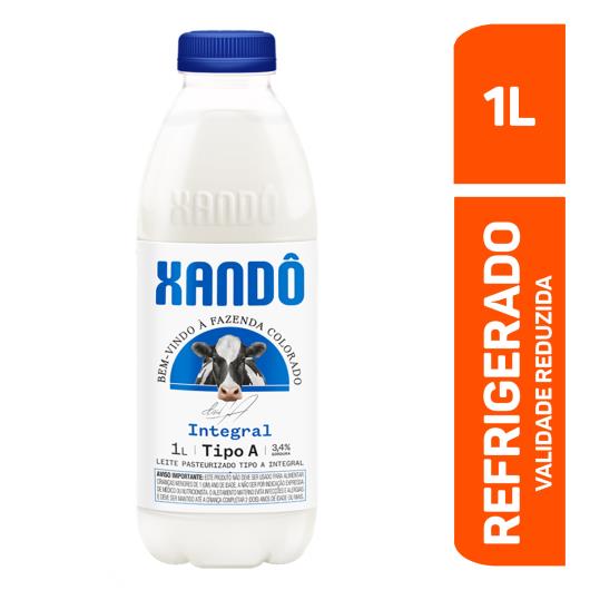 Leite Pasteurizado Tipo A Integral Xandô Garrafa 1l - Imagem em destaque