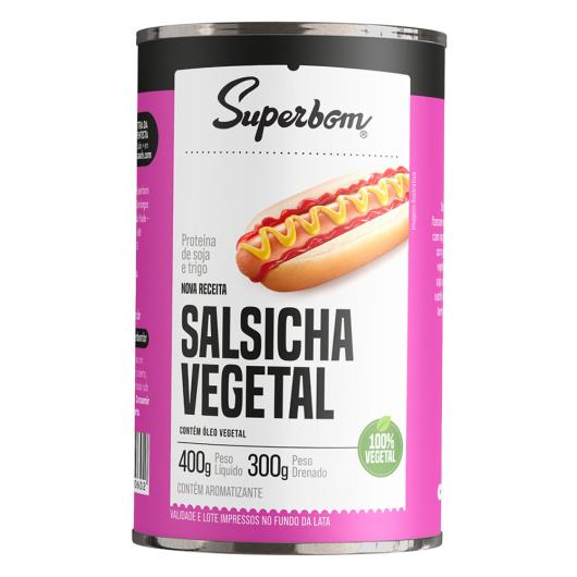 Salsicha Vegetal Superbom Lata 300g - Imagem em destaque