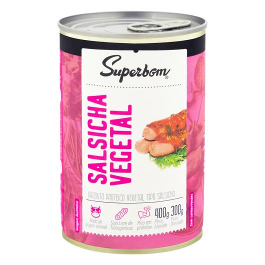 Salsicha Vegetal Superbom Lata 300g - Imagem em destaque